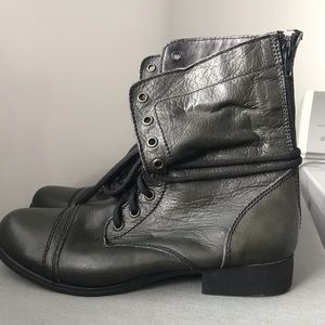 Never worn Steve Madden Combat Boots
